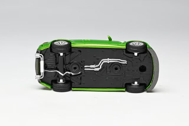 [ Pre-order ] 7CM Model 1:64 BMW 1M Coupe (E82) silver style 359 multi-spoke wheels Frozen Tampa Bay Green Metallic