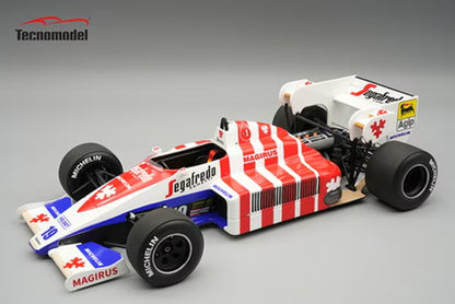 [ Pre-order ] TM18-369B Tecnomodel 1:18 Toleman TG 184 F1 Portugal Portuguese GP 1984 A. Senna #19