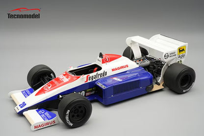 [ Pre-order ] TM18-369C Tecnomodel 1:18 Toleman TG 184 F1 USA United States GP 1984 J. Cecotto #20
