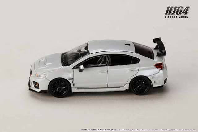 [ Pre-order ] HJ643068W Hobby Japan 1:64 Subaru S207 NBR Challenge Package Crystal White Pearl