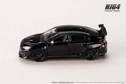 [ Pre-order ] HJ643068BK Hobby Japan 1:64 Subaru S207 NBR Challenge Package Crystal Black Silica