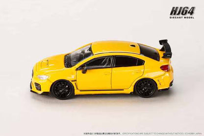 [ Pre-order ] HJ643068Y Hobby Japan 1:64 Subaru S207 NBR Challenge Package/Yellow Edition Sunrise Yellow