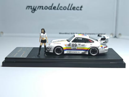[ Pre-order ] MC640023B MC Model Collect 1:64 RWB993 High Wing White Apple #89 Figure Included