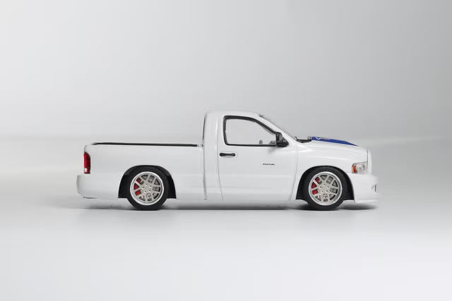 [ Pre-order ] SHOOM-103-005 GCD Shoom 64 1:64 Dodge RAM SRT-10 White Blue Stripe (LHD)