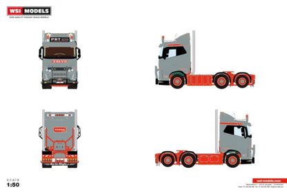 [ Pre-order ] 01-5237 WSI 1:50 PBT Belgium VOLVO FH5 SLEEPER CAB 6X2 TAG AXLE Volvo FH5