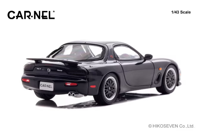 [ Pre-order ] CN439813 CAR-NEL 1:43 Mazda RX-7 Type RZ (FD3S) 1998 Brilliant Black
