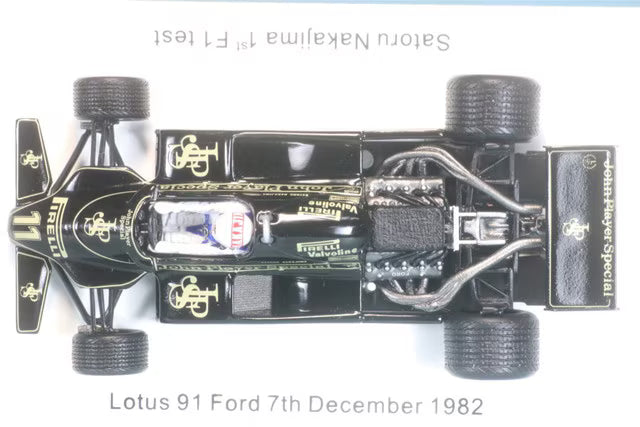 ROMU025 Spark 1:43 ROMU Custom Lotus 91 Ford #11 1982/12/7 Satoru Nakajima 1st F1 Test