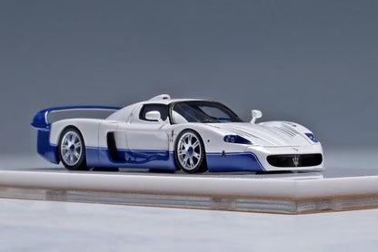 [ Pre-order ] YM model 1:64 Maserati MC12 Stradale White Blue