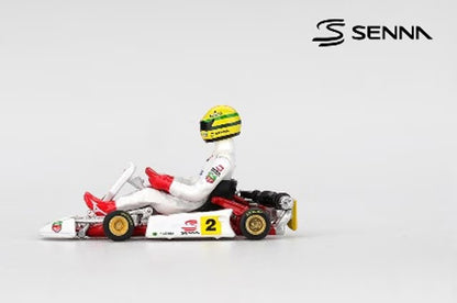 [ Pre-order ] MGT01156-L TSM MINI-GT 1:64 Senna Kart Masters of Paris - Bercy 1993 #2 A. Senna