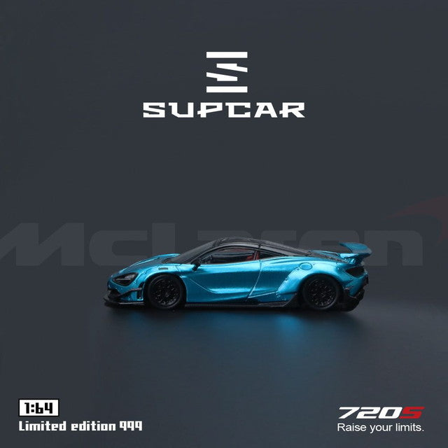 [ Pre-order ] SC64045 SUPCAR SC 1:64 McLaren 720S Bright Blue Ordinary