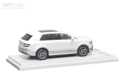 [ Pre-order ] 670221201 AR Box [ Almost Real Model ] 1:64 Toyota Century SUV G70 2023 White-Silver