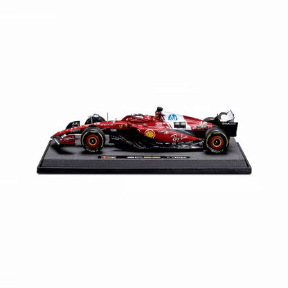 [ Pre-order ] 18-16816L BBURAGO 1:18 Ferrari SF-25 2025 Australian GP #16 C. Leclerc Driver Window Box