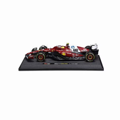 [ Pre-order ] 18-16816H BBURAGO 1:18 Ferrari SF-25 2025 Australian GP #44 with L. Hamilton Driver in Window Box