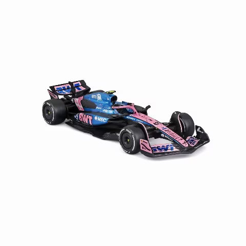 [ Pre-order ] BUR38257C Bburago 1:43 BWT Alpine A525 2025 Monaco GP #43 F. Colapinto Window Box