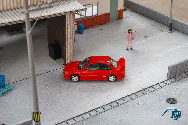 [ Pre-order ] Fuji 1:64 Lancer Evolution EVO III GSR Red