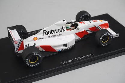 1:43 Spark S3982 Footwork FA12 Canadian Grand Prix 1991 #10 S.Johansson