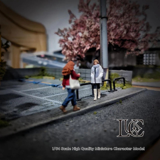 [ Pre-order ] LK2025121529 Lucky Studio 1:64 Figures of Chance Encounters and Companionship Duo, Female Friendship, Winter Outfits, Two Figures