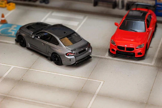 [ Pre-order ] SW Street Weapon 1:64 BMW G87 M2 ADRO Modified Modification High Tail Red