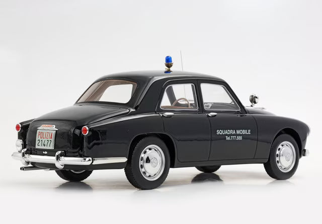 [ Pre-order ] RGM18003POL BBR 1:18 Alfa Romeo 1900 by RGM Design Squadra Mobile Polizia (No Case)
