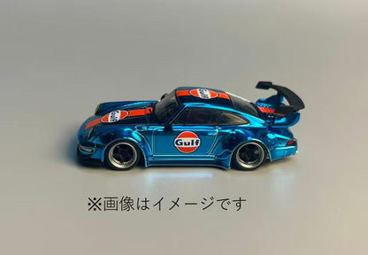 [ Pre-order ] Flame 1:64 RWB 964 Chrome Blue