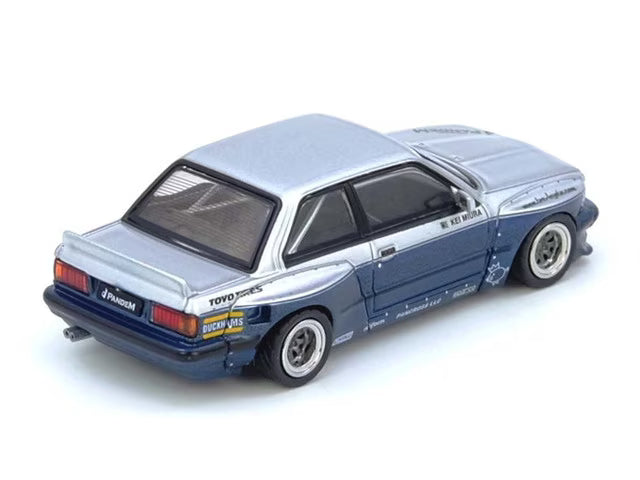 [ Pre-order ] IN64-E30P-SILBLU INNO MODELS 1:64 PANDEM E30 M3 Silver/Blue