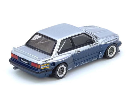 [ Pre-order ] IN64-E30P-SILBLU INNO MODELS 1:64 PANDEM E30 M3 Silver/Blue