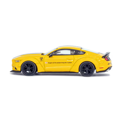 LB-WORKS MC139-YE TSM MINI-GT 1:64 Ford Mustang Triple Yellow (LBWK Limited Blister Pack)