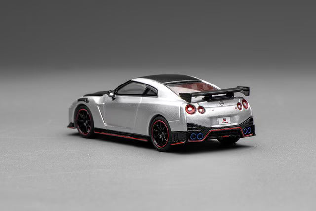 [ Pre-order ] M63523 MOTORHELIX 1:64 Nissan GT-R NISMO (R35) Special Edition 2022 Ultimate Metal Silver
