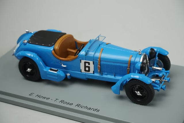 1:43 Spark S3887 Alfa Romeo 8C Le Mans 1934 #6 E. Howe / T. Rose Richards