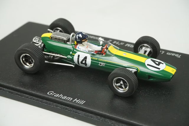 1:43 Spark S1852 Team Lotus 33 BRM Monaco GP 2nd 1967 #14 G.Hill