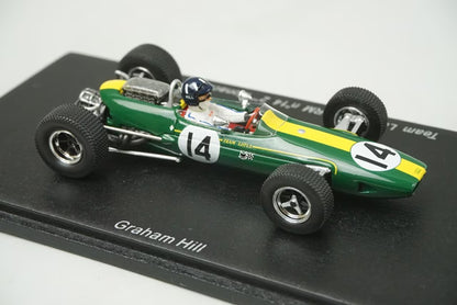 1:43 Spark S1852 Team Lotus 33 BRM Monaco GP 2nd 1967 #14 G.Hill