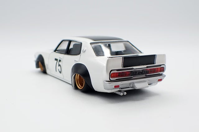 AOSHIMA 1:64 Grand Champion 16th Edition Shark Bull 4Dr SP④ BoostGear Custom Color (No Base, Box Included)