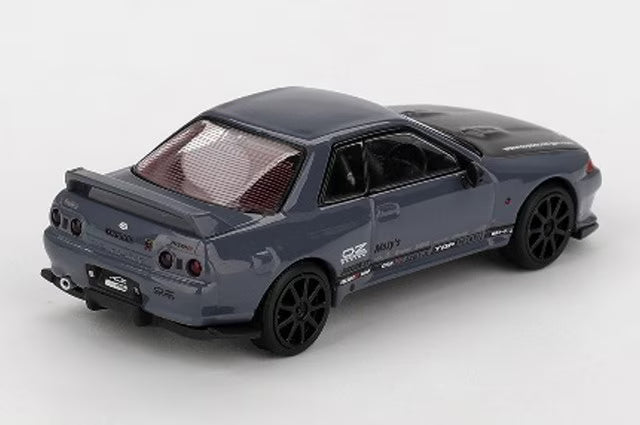 [ Pre-order ] MGT01187-R TSM MINI-GT 1:64 Scale Nissan Skyline GT-R VR32 Top Secret Stealth Gray (Right-Hand Drive)