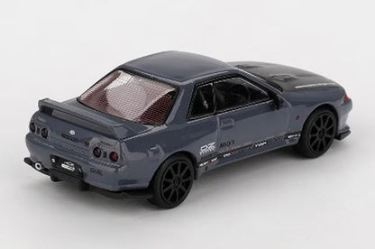 [ Pre-order ] MGT01187-R TSM MINI-GT 1:64 Scale Nissan Skyline GT-R VR32 Top Secret Stealth Gray (Right-Hand Drive)