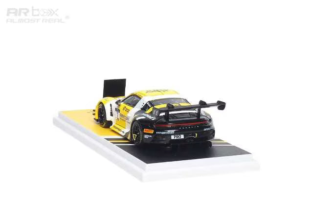 640001001 AR Box [Almost Real Model] 1:64 Porsche 992 GT3 R Yellow Suzuka 1000km 2025 #7
