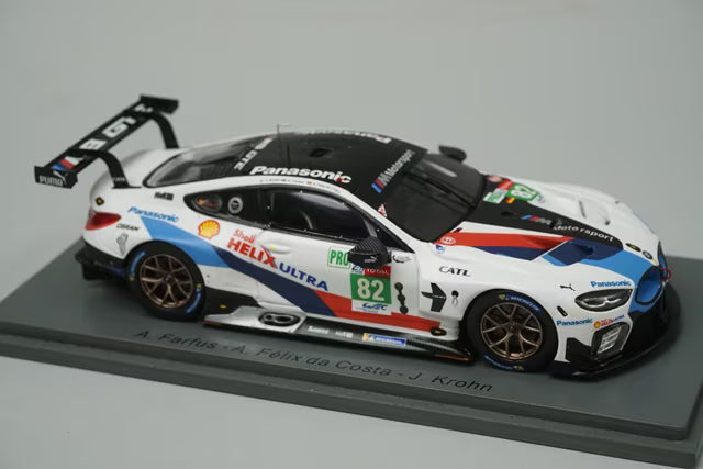 1:43 TSM Models TSM430474 Spark Custom BMW M8 GTE MTEK Le Mans 24H 2019 #82