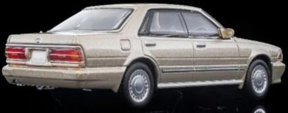 [ Pre-order ] LV-N368b TOMYTEC 1:64 Nissan Cedric HT V20 Twin Cam Turbo Gran Turismo SV (Yellowish Silver) 1989 Model 337898