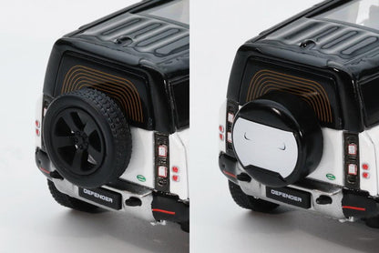 [ Pre-order ] GE-002-9 GCD Gaincorp Products x Enchery 1:64 Land Rover Defender110 White (LHD)