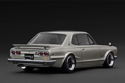 [ Pre-order ] IG4032 ignition model 1:18 Nissan Skyline 2000 GT-R (KPGC10) Dark Silver
