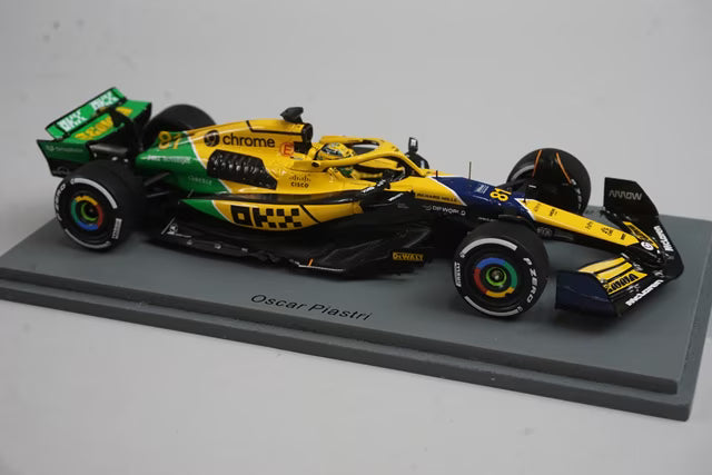 1:43 Spark S9539 McLaren F1 Team MCL38 Monaco GP 2nd 2024 #81 O. Piastri