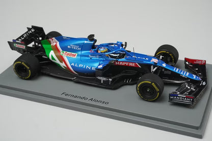 1:43 Spark S7858 Alpine A521 Abu Dhabi GP 2021 #14 F. Alonso