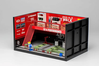 M90218 MOTORHELIX 1:64 LB Theme Garage Red