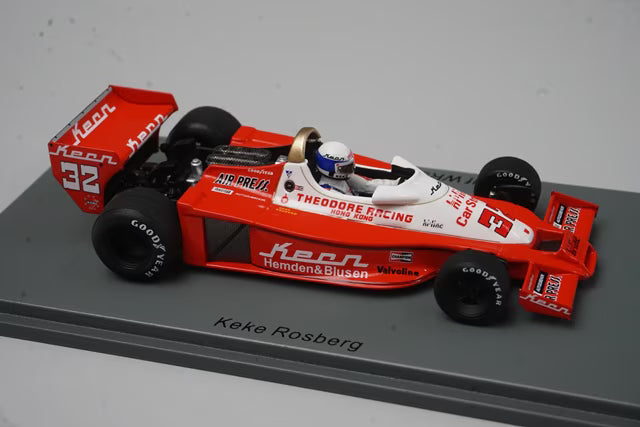 1:43 Spark S9999 Wolf WR3 German GP 1978 #32 K. Rosberg