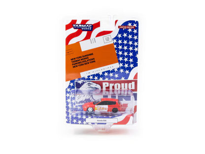 T64-TL001-NYS Tarmac Works 1:64 Honda Civic EG6 New York Sunshine