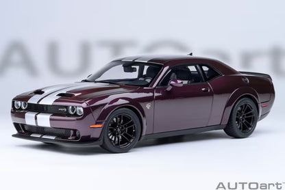 [ Pre-order ] 71762 AUTOart 1:18 Dodge Challenger SRT Jailbreak 2022 (Metallic Purple with Silver Stripes <Hellraisin>)