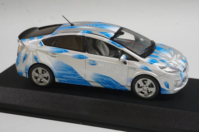 1:43 KYOSHO JC61003PG J Collection Custom Toyota New Prius Plug-in Silver/Blue