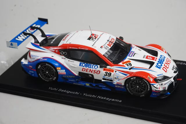 1:43 Spark SGT063 Toyota Denso Kobelco Third GR Supra GT500 Super GT 2023 #39 Yuhi Sekiguchi / Yuichi Nakayama