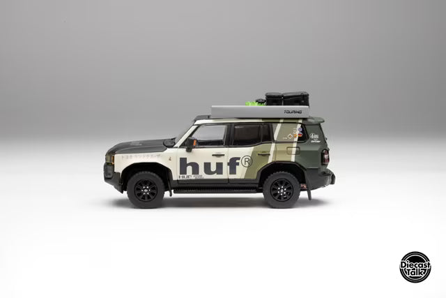 DTGHUF-001 GCD Gaincorp Products 1:64 Toyota Land Cruiser 250 Prado HUF x DiecastTalk Special Edition