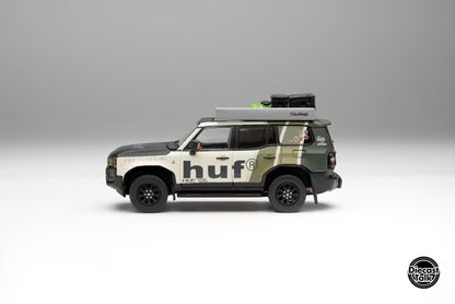 DTGHUF-001 GCD Gaincorp Products 1:64 Toyota Land Cruiser 250 Prado HUF x DiecastTalk Special Edition