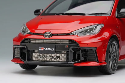 [ Pre-order ] EML182E Make Up EIDOLON 1:18 Toyota GR Yaris RZ High Performance 2024 Emotional Red 2